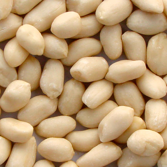 Blanched peanuts