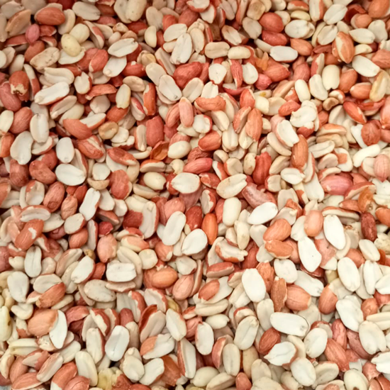 Split maní crudo